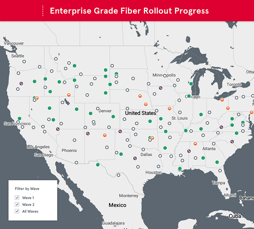 vibrant new tableau dashboard with US map and legend